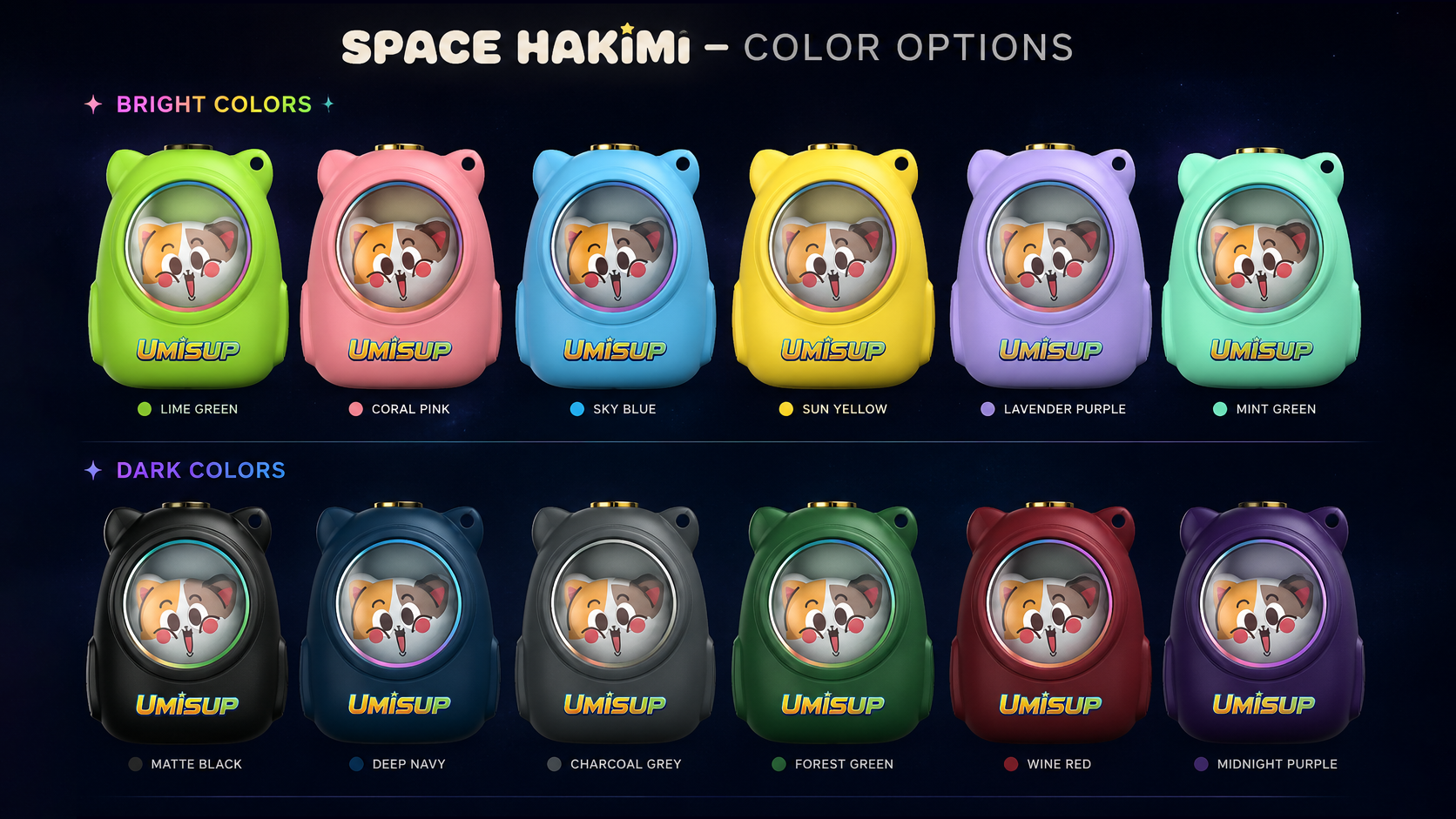 UMISUP Space Hakimi product collection and specifications