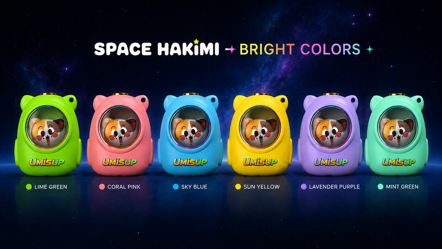 Space Hakimi bright color collection